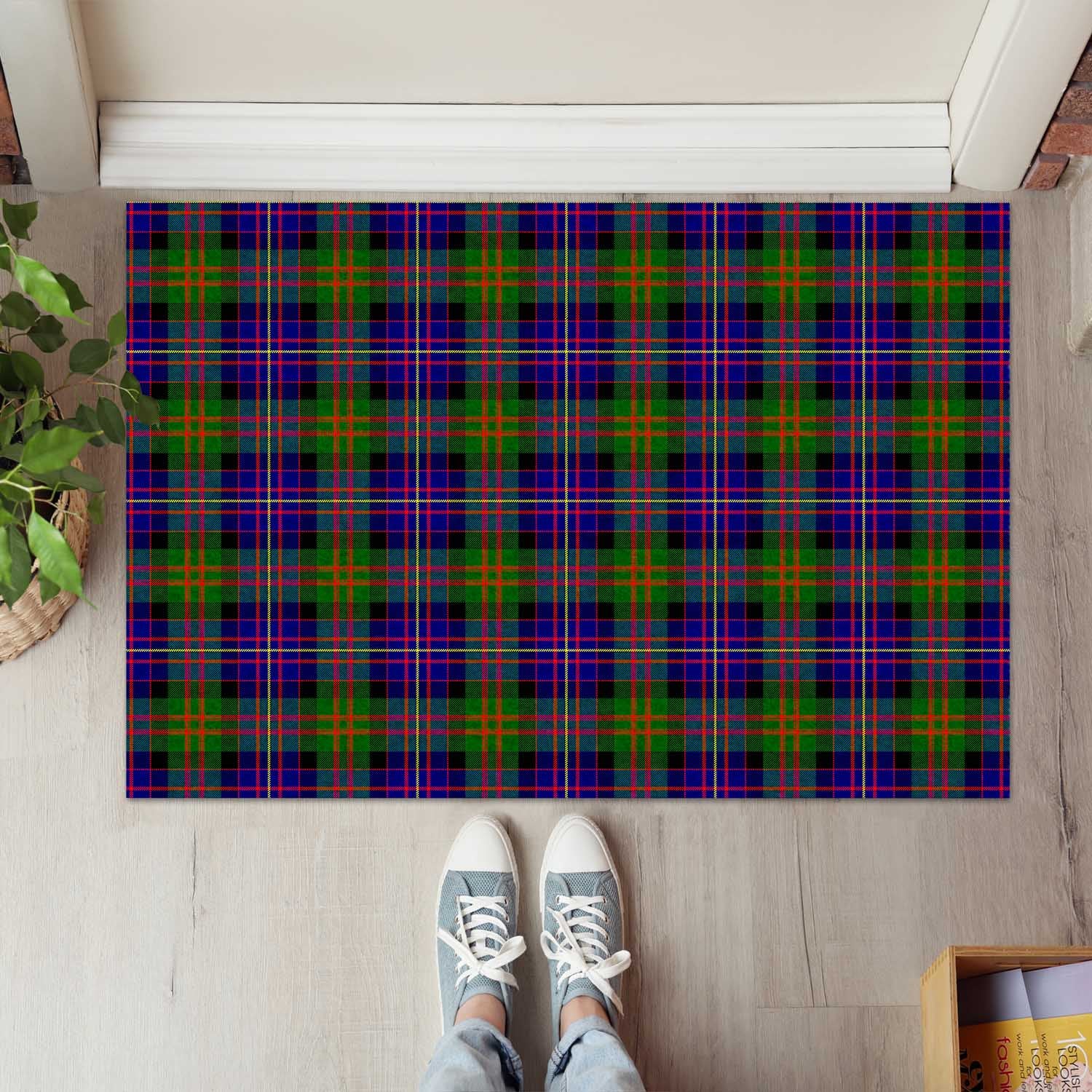 Cameron of Erracht Modern Tartan Door Mat - Tartanvibesclothing