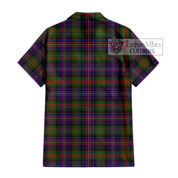 Cameron of Erracht Modern Tartan Short Sleeve Button Shirt with Family Crest DNA In Me Style