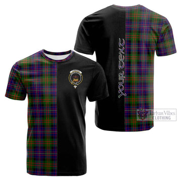 Cameron of Erracht Modern Tartan Cotton T-shirt with Family Crest and Half Of Me Style