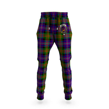 Cameron of Erracht Modern Tartan Joggers Pants with Family Crest