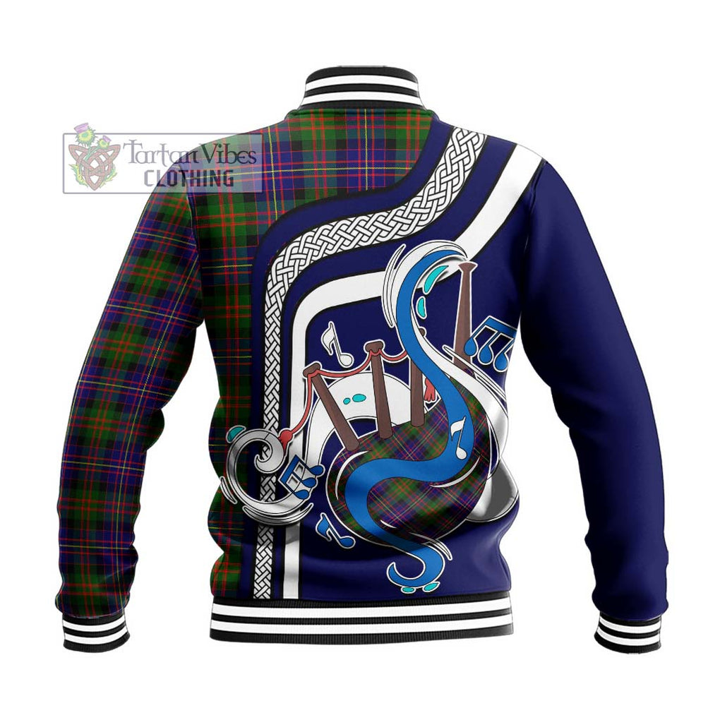 Tartan Vibes Clothing Cameron of Erracht Modern Tartan Baseball Jacket with Epic Bagpipe Style