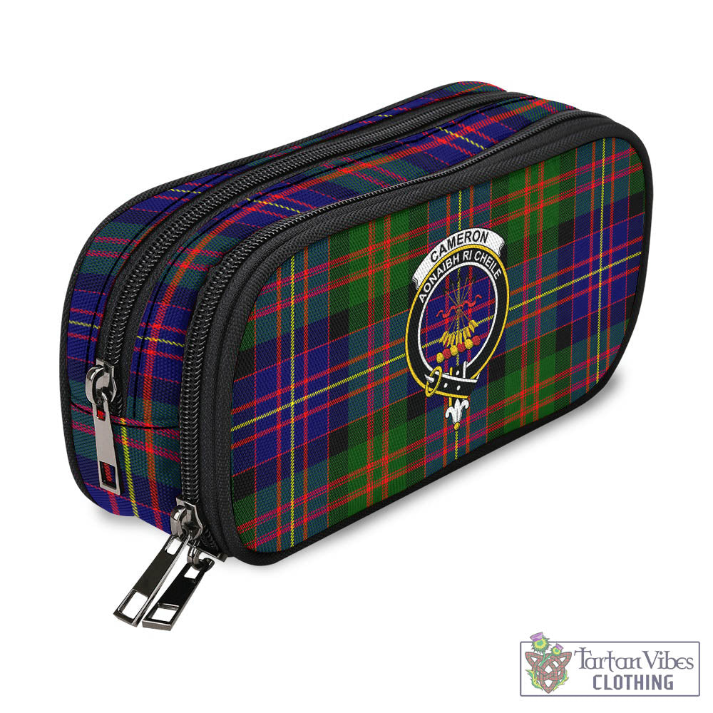 Tartan Vibes Clothing Cameron of Erracht Modern Tartan Pen and Pencil Case with Family Crest