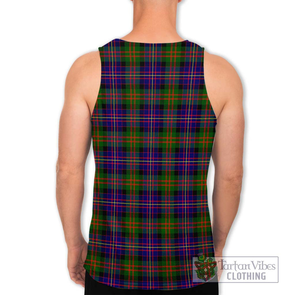 Cameron of Erracht Modern Tartan Men's Tank Top with Family Crest DNA In Me Style - Tartanvibesclothing Shop