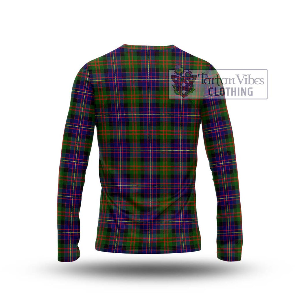 Cameron of Erracht Modern Tartan Long Sleeve T-Shirt with Family Crest DNA In Me Style - Tartanvibesclothing Shop