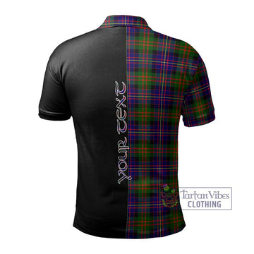 Cameron of Erracht Modern Tartan Polo Shirt with Family Crest and Half Of Me Style