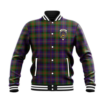 Cameron of Erracht Modern Tartan Baseball Jacket with Family Crest