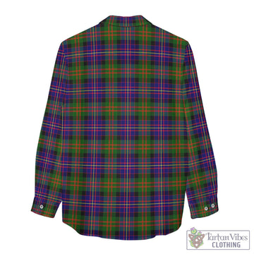 Cameron of Erracht Modern Tartan Women's Casual Shirt with Family Crest