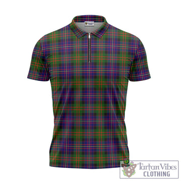 Cameron of Erracht Modern Tartan Zipper Polo Shirt