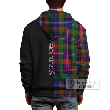 Cameron of Erracht Modern Tartan Hoodie with Family Crest and Half Of Me Style