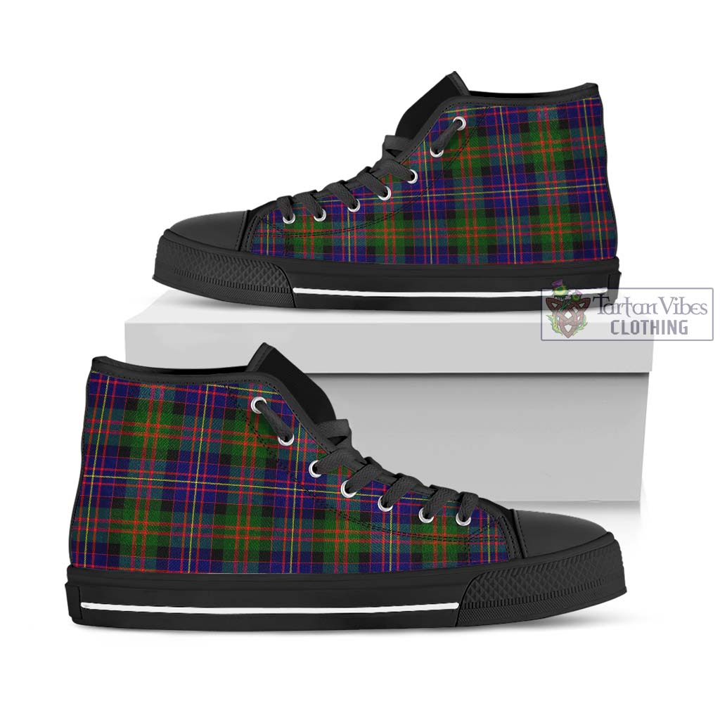 Tartan Vibes Clothing Cameron of Erracht Modern Tartan High Top Shoes