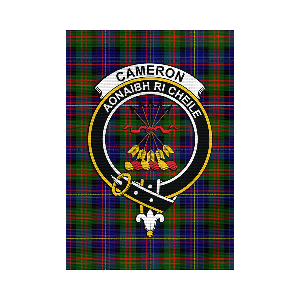 Cameron of Erracht Modern Tartan Flag with Family Crest - Tartan Vibes Clothing