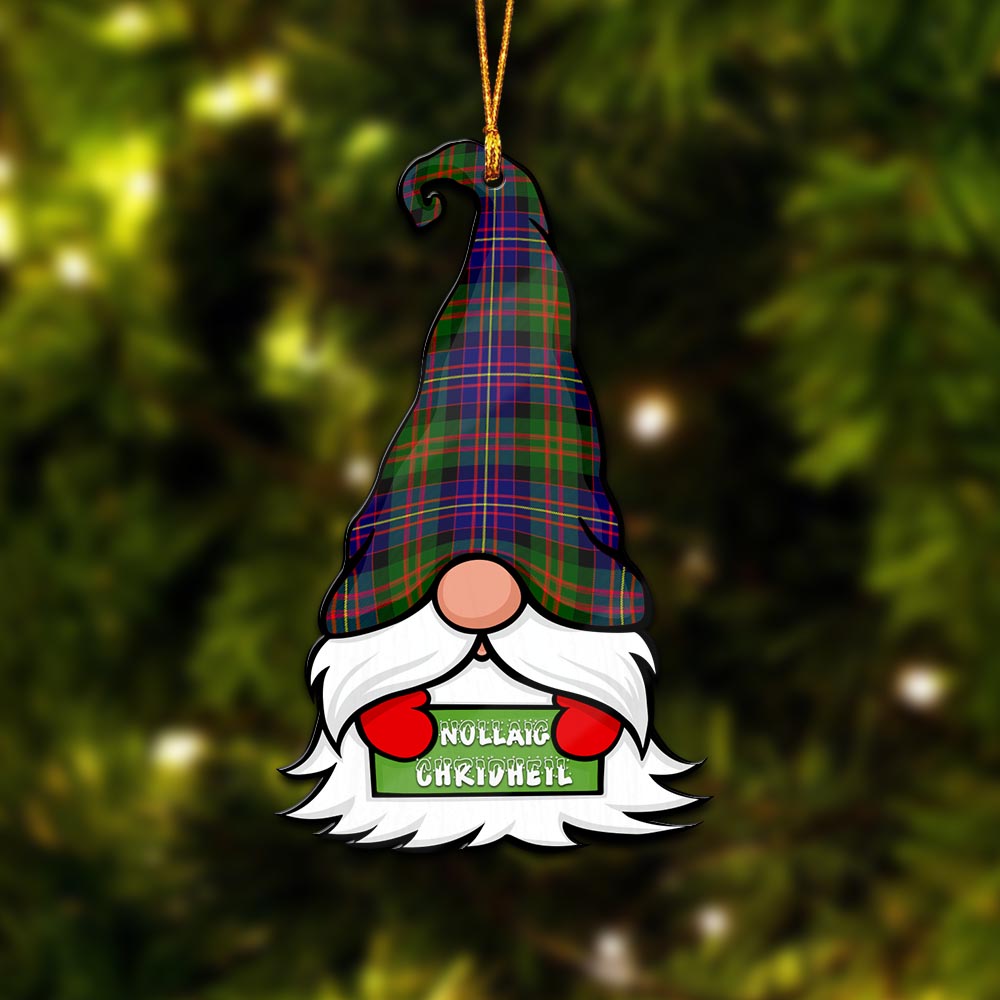 Cameron of Erracht Modern Gnome Christmas Ornament with His Tartan Christmas Hat - Tartan Vibes Clothing