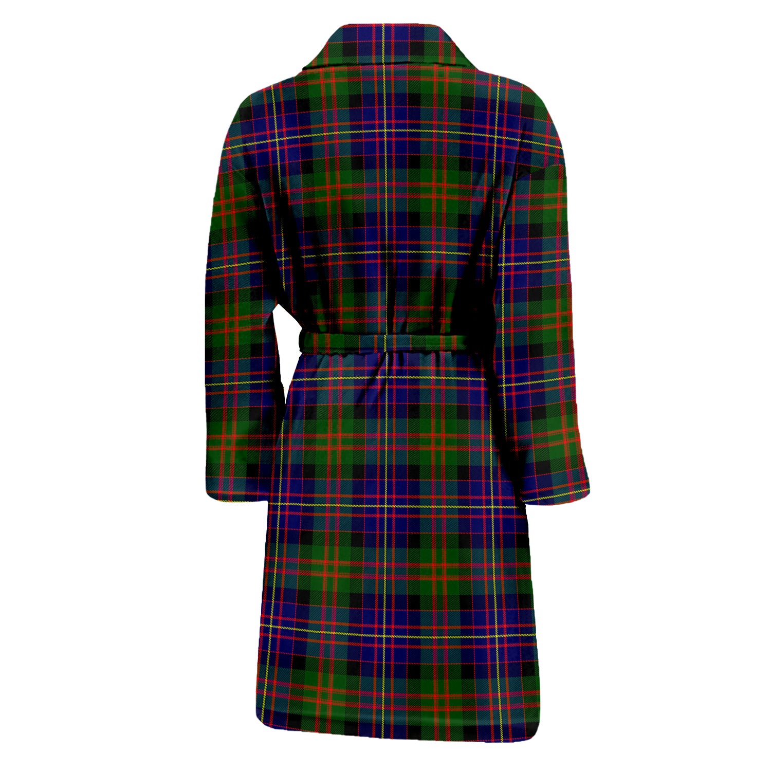 Cameron of Erracht Modern Tartan Bathrobe with Family Crest - Tartan Vibes Clothing