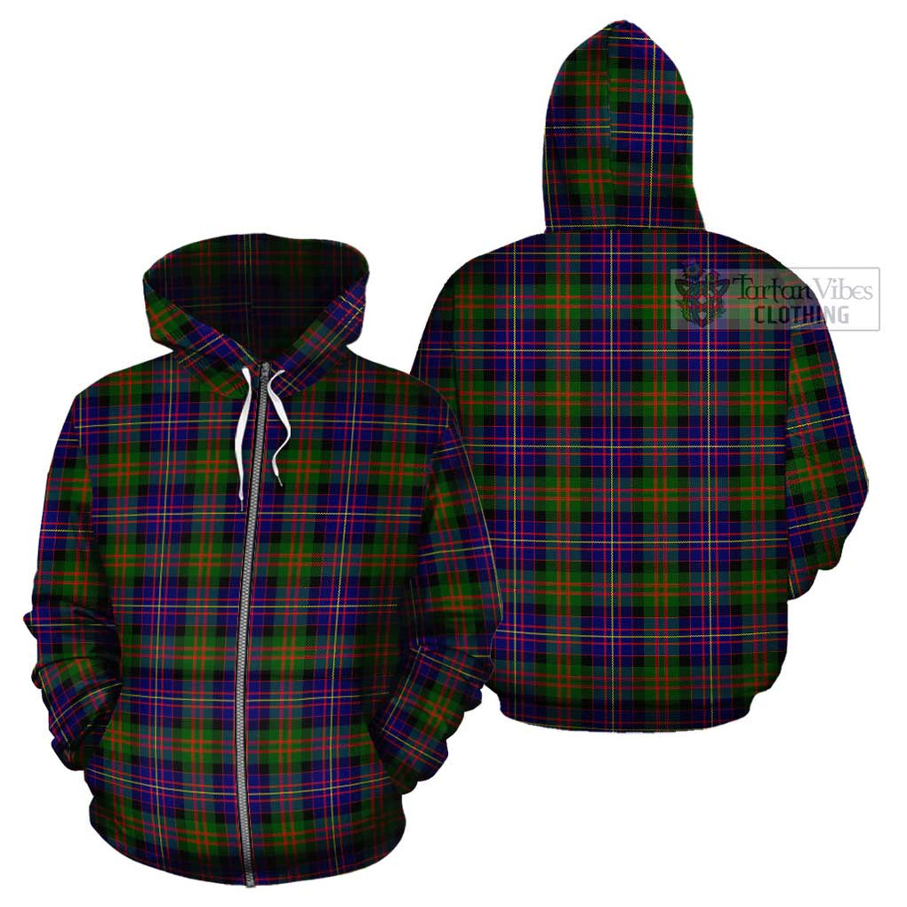 Cameron of Erracht Modern Tartan Cotton Hoodie Zip Hoodie - Tartan Vibes Clothing