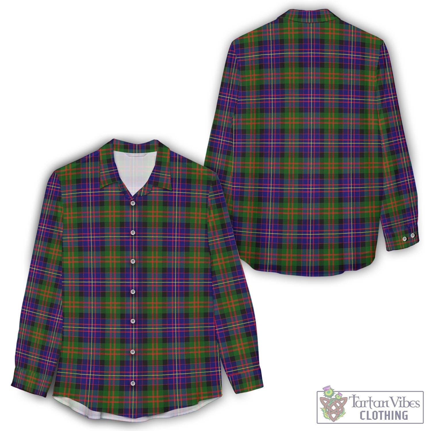 Cameron of Erracht Modern Tartan Womens Casual Shirt