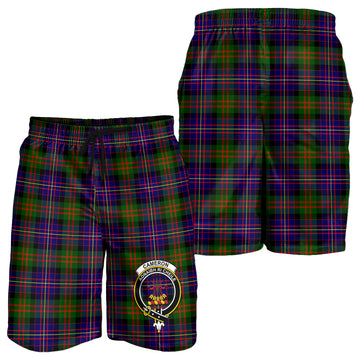 Cameron of Erracht Modern Tartan Mens Shorts with Family Crest