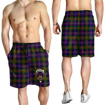 Cameron of Erracht Modern Tartan Mens Shorts with Family Crest