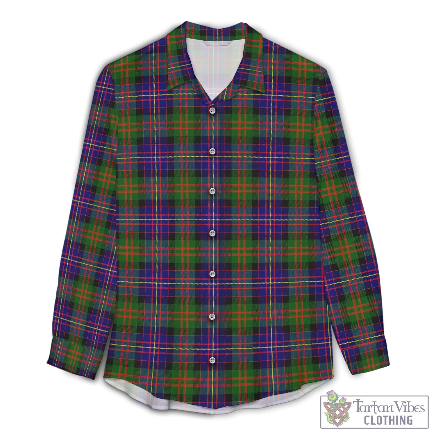 Cameron of Erracht Modern Tartan Womens Casual Shirt