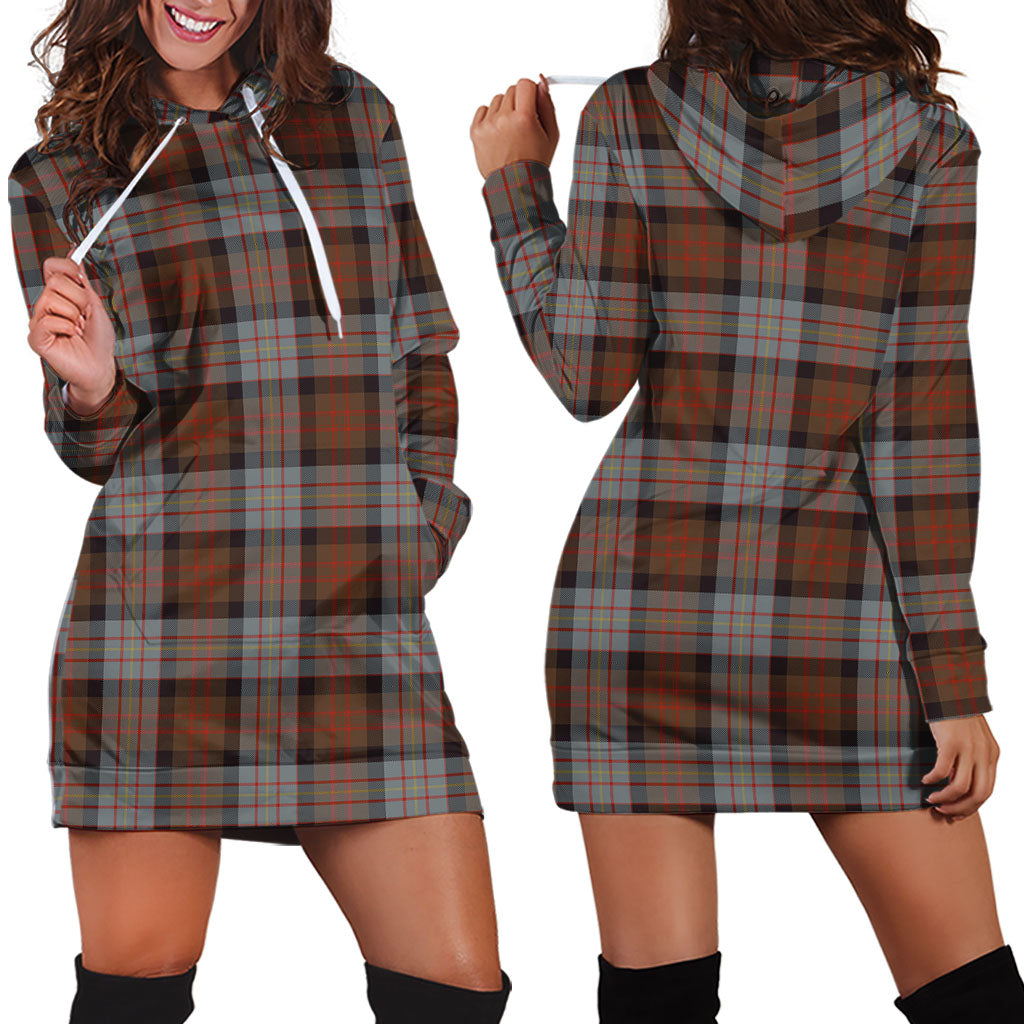 Cameron of Erracht Weathered Tartan Hoodie Dress - Tartan Vibes Clothing