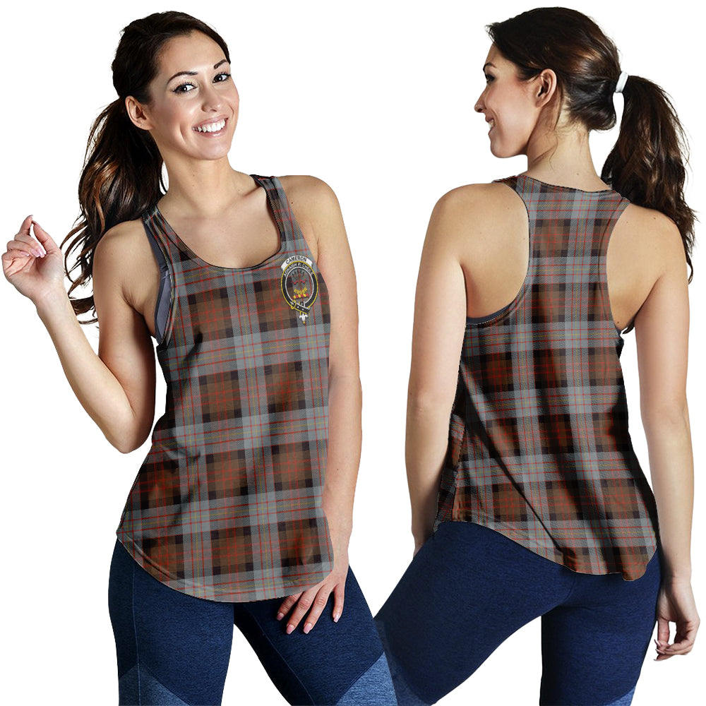 cameron-of-erracht-weathered-tartan-women-racerback-tanks-with-family-crest