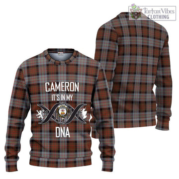 Cameron of Erracht Weathered Tartan Ugly Sweater with Family Crest DNA In Me Style