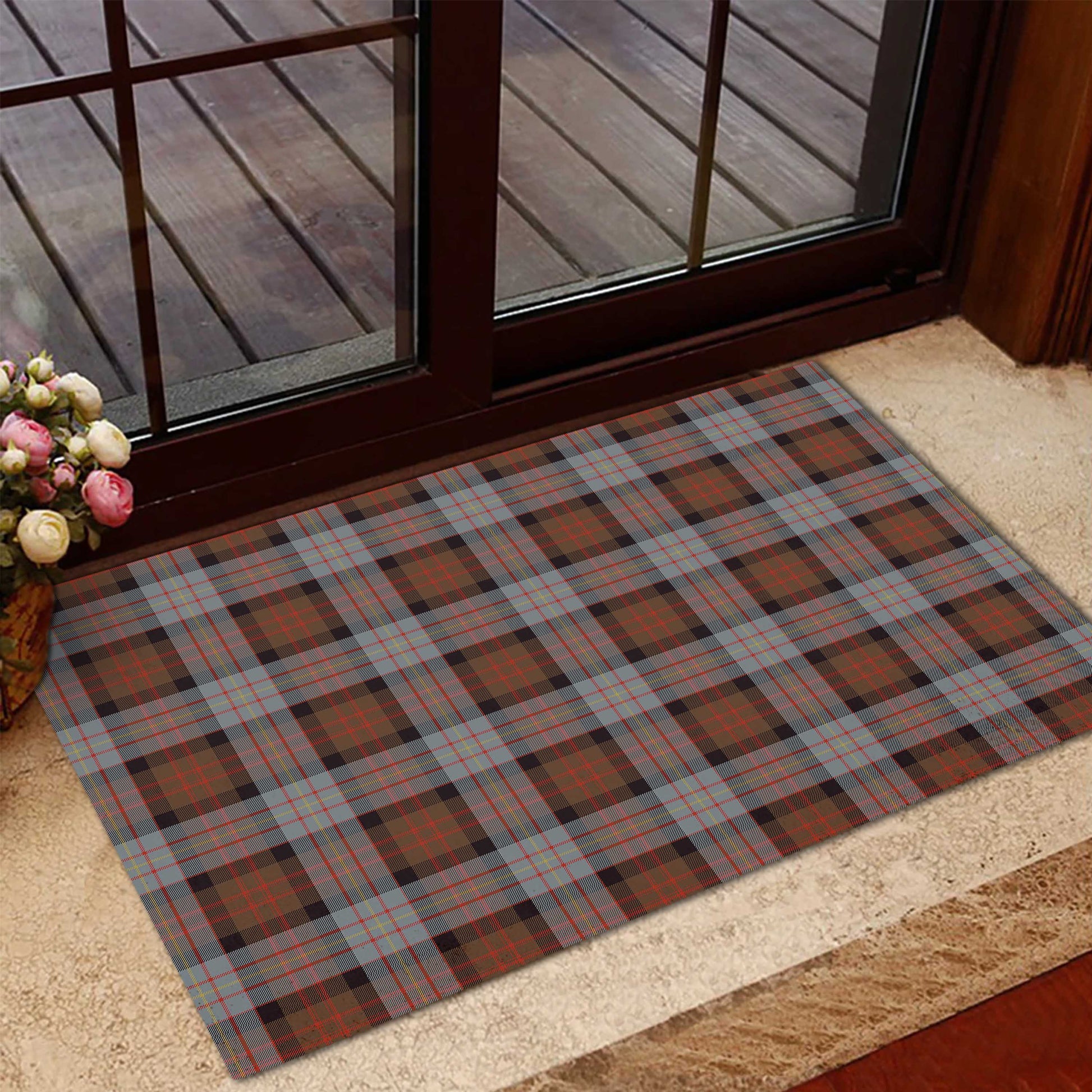 Cameron of Erracht Weathered Tartan Door Mat - Tartanvibesclothing