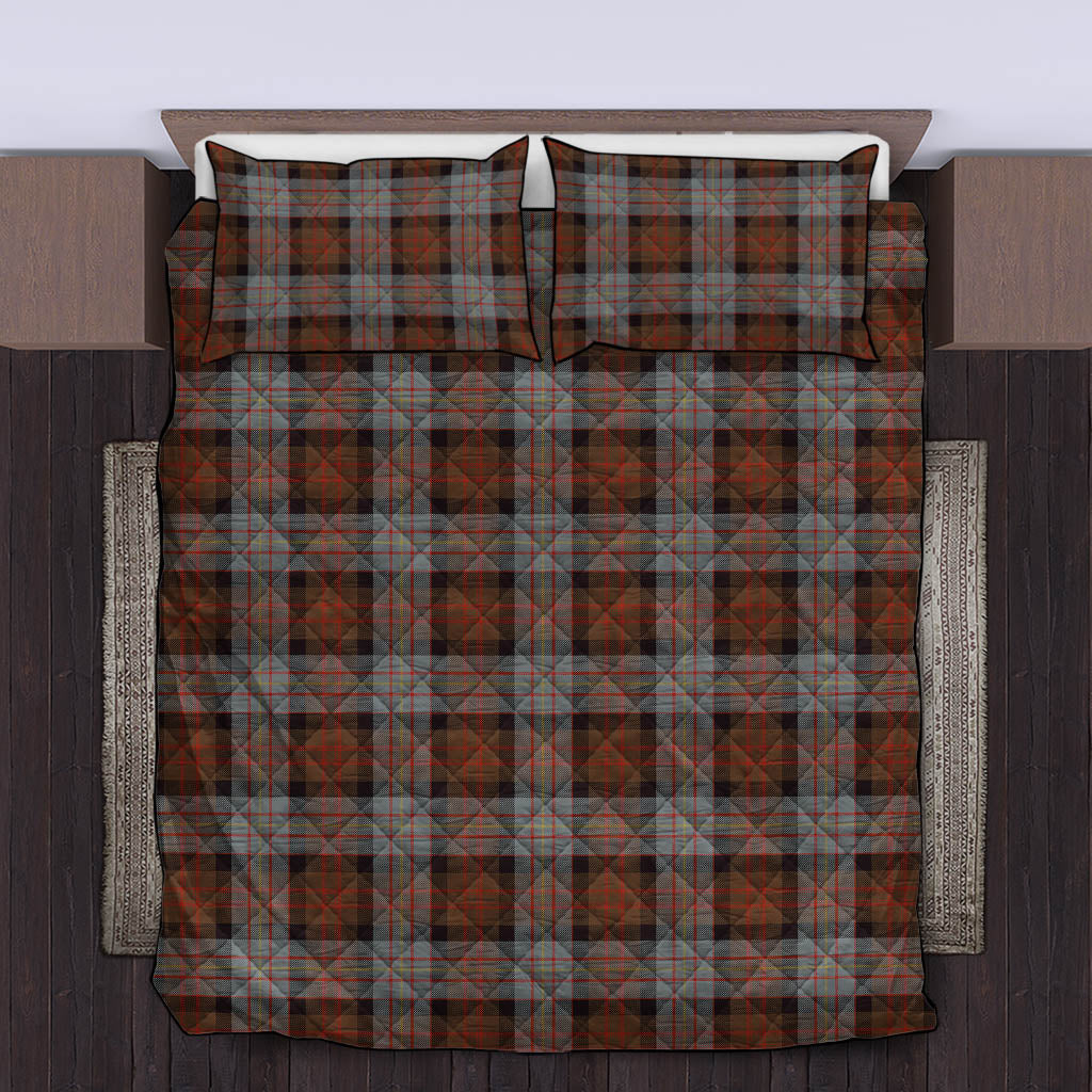 Cameron of Erracht Weathered Tartan Quilt Bed Set King - Tartan Vibes Clothing