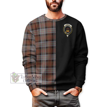 Cameron of Erracht Weathered Tartan Sweatshirt with Family Crest and Half Of Me Style