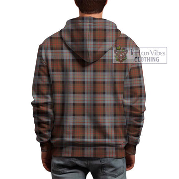 Cameron of Erracht Weathered Tartan Hoodie with Family Crest DNA In Me Style