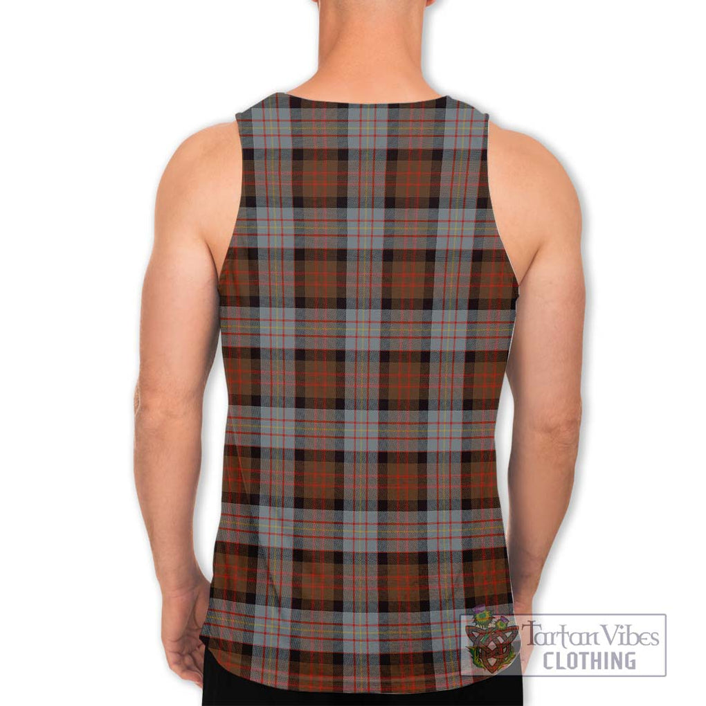 Cameron of Erracht Weathered Tartan Men's Tank Top with Family Crest DNA In Me Style - Tartanvibesclothing Shop