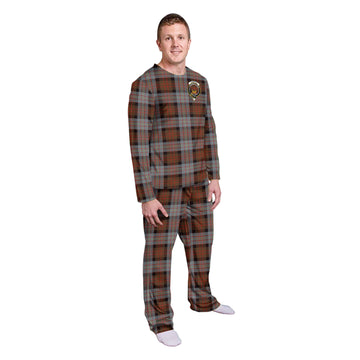 Cameron of Erracht Weathered Tartan Pajamas Family Set with Family Crest