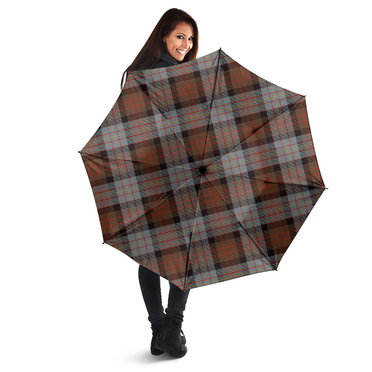 Cameron of Erracht Weathered Tartan Umbrella - Tartanvibesclothing