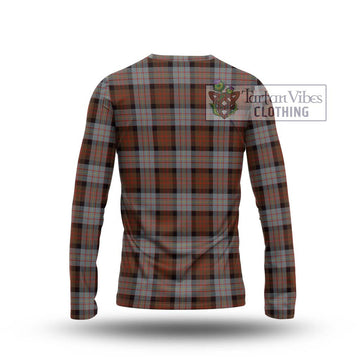 Cameron of Erracht Weathered Tartan Long Sleeve T-Shirt with Family Crest DNA In Me Style