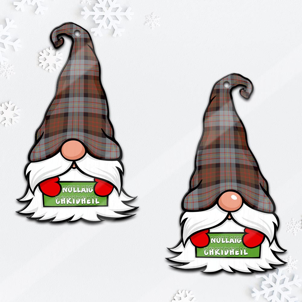 Cameron of Erracht Weathered Gnome Christmas Ornament with His Tartan Christmas Hat - Tartan Vibes Clothing