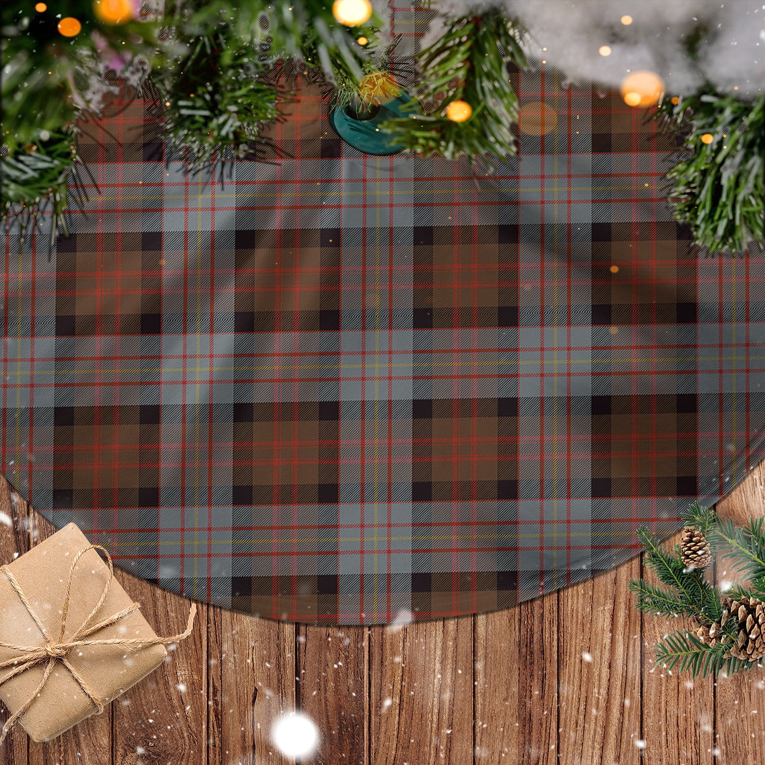 Cameron of Erracht Weathered Tartan Christmas Tree Skirt - Tartanvibesclothing