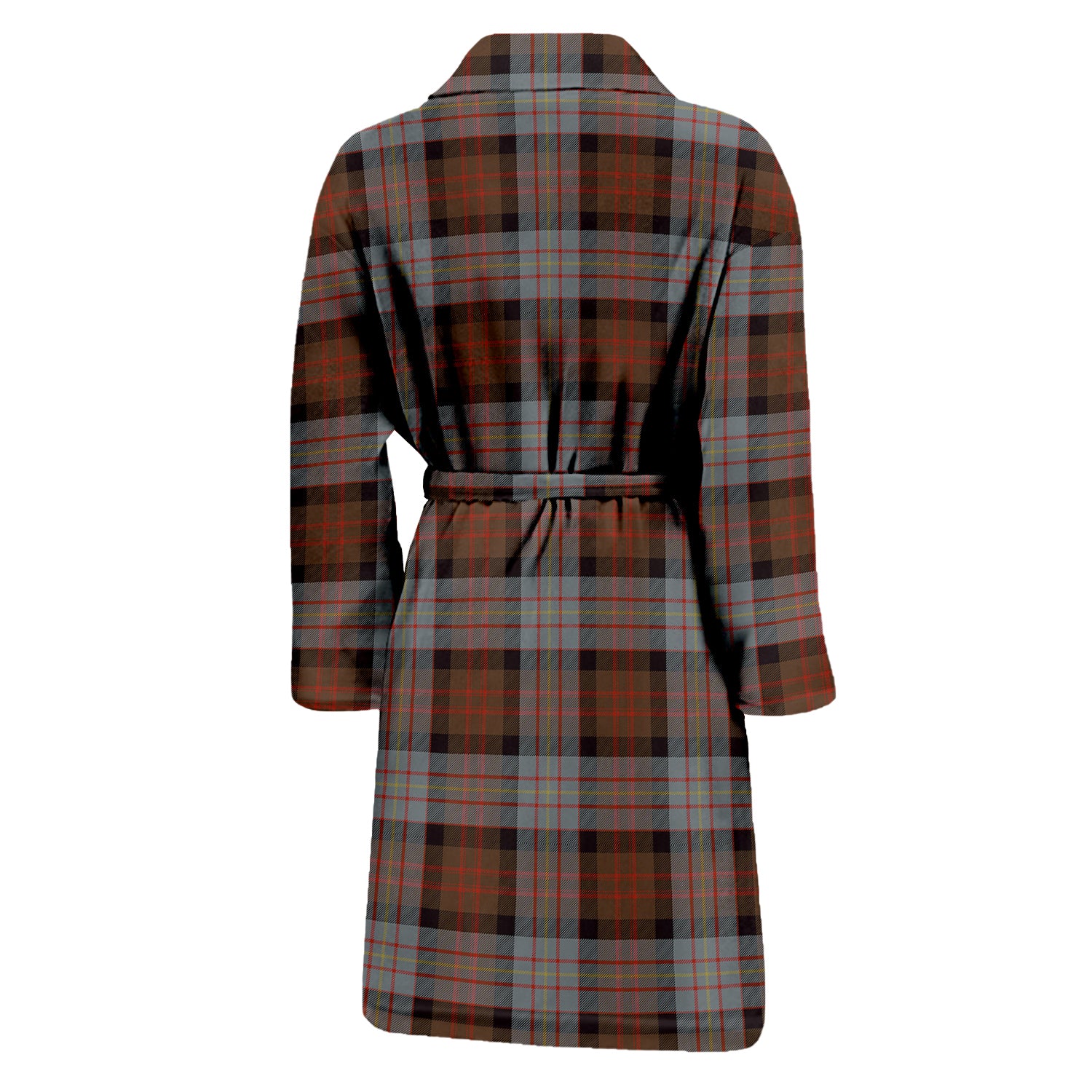 Cameron of Erracht Weathered Tartan Bathrobe with Family Crest - Tartan Vibes Clothing