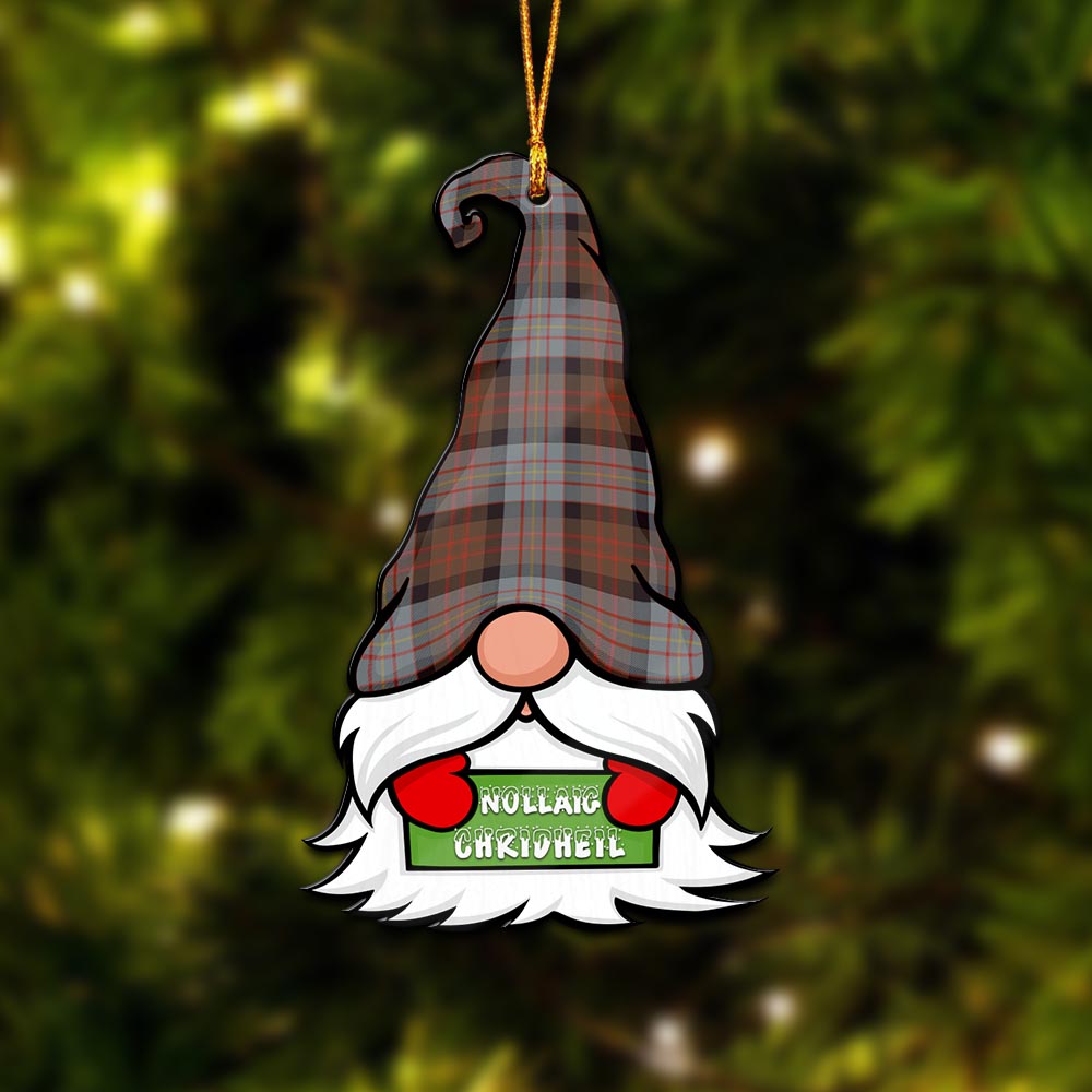 Cameron of Erracht Weathered Gnome Christmas Ornament with His Tartan Christmas Hat - Tartan Vibes Clothing