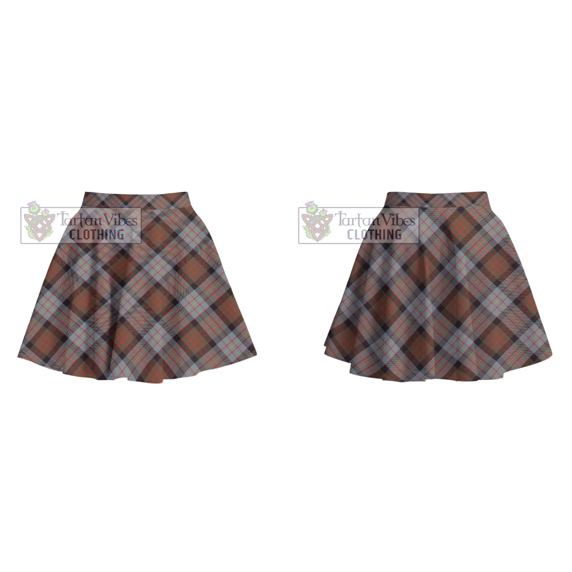 Tartan Vibes Clothing Cameron of Erracht Weathered Tartan Women's Plated Mini Skirt