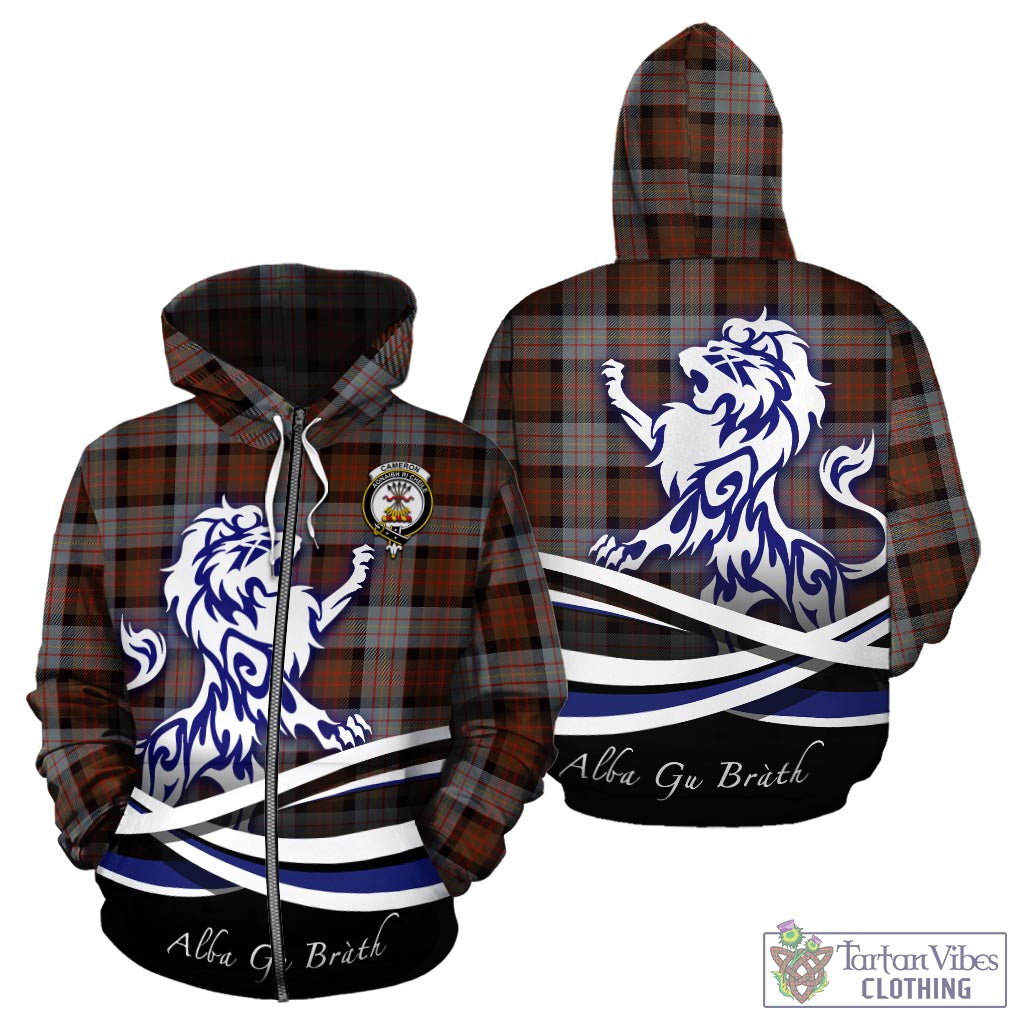 cameron-of-erracht-weathered-tartan-hoodie-with-alba-gu-brath-regal-lion-emblem