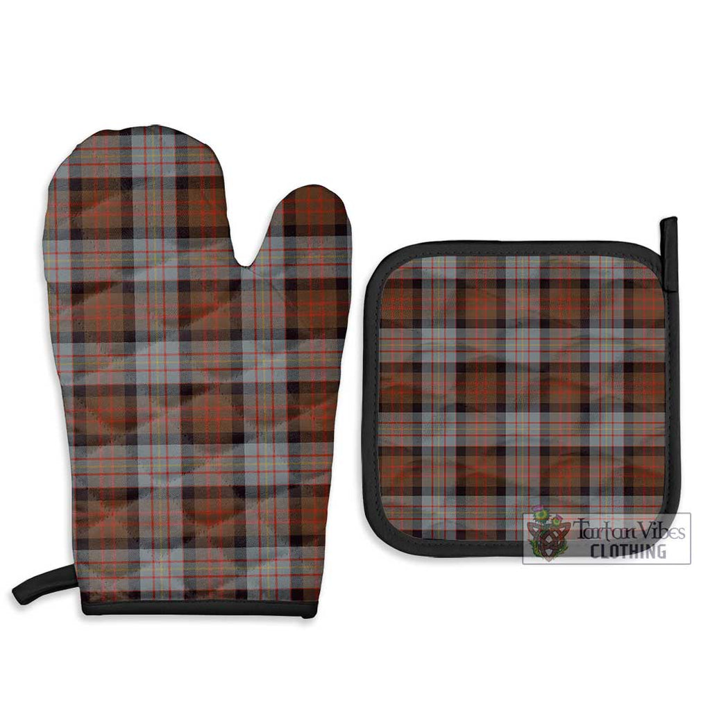 Cameron of Erracht Weathered Tartan Combo Oven Mitt & Pot-Holder Combo 1 Oven Mitt & 2 Pot-Holder Black - Tartan Vibes Clothing