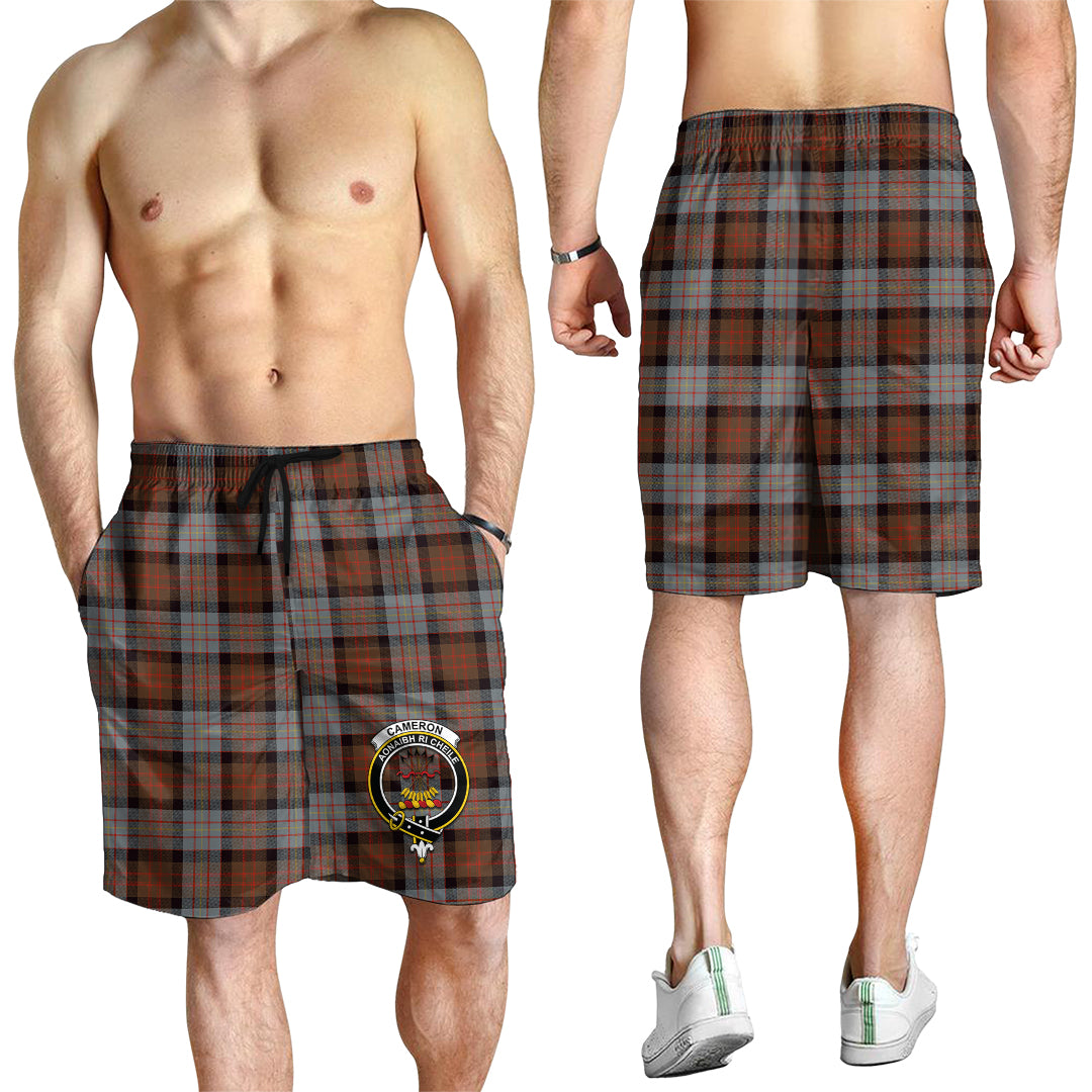 cameron-of-erracht-weathered-tartan-mens-shorts-with-family-crest