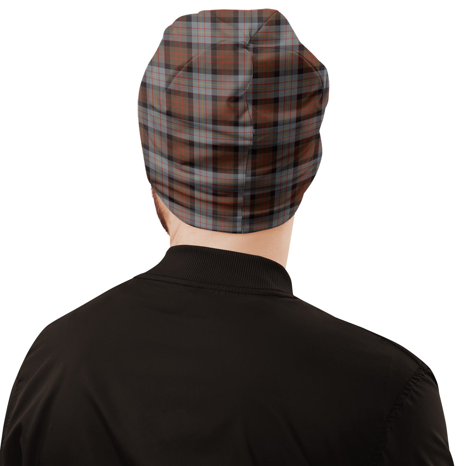 Cameron of Erracht Weathered Tartan Beanies Hat with Family Crest - Tartan Vibes Clothing