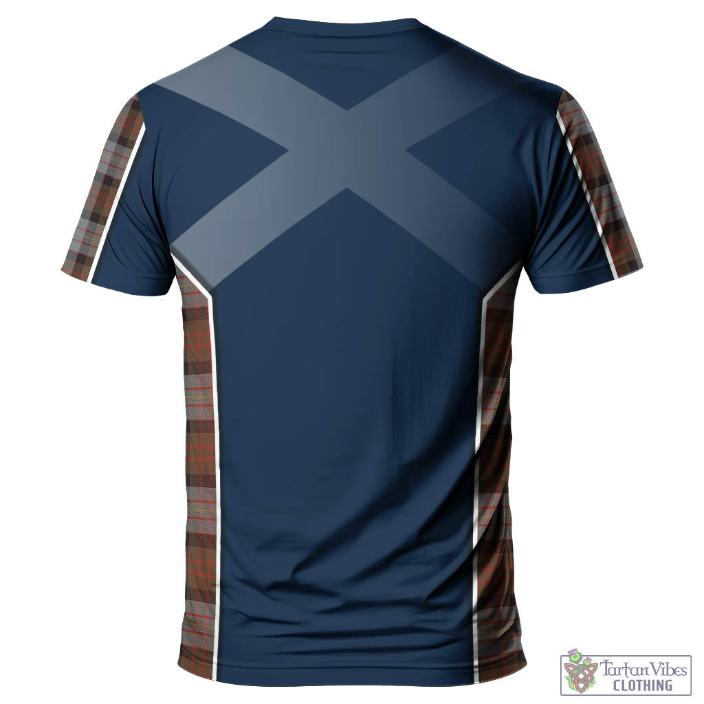 Tartan Vibes Clothing Cameron of Erracht Weathered Tartan T-Shirt with Family Crest and Lion Rampant Vibes Sport Style