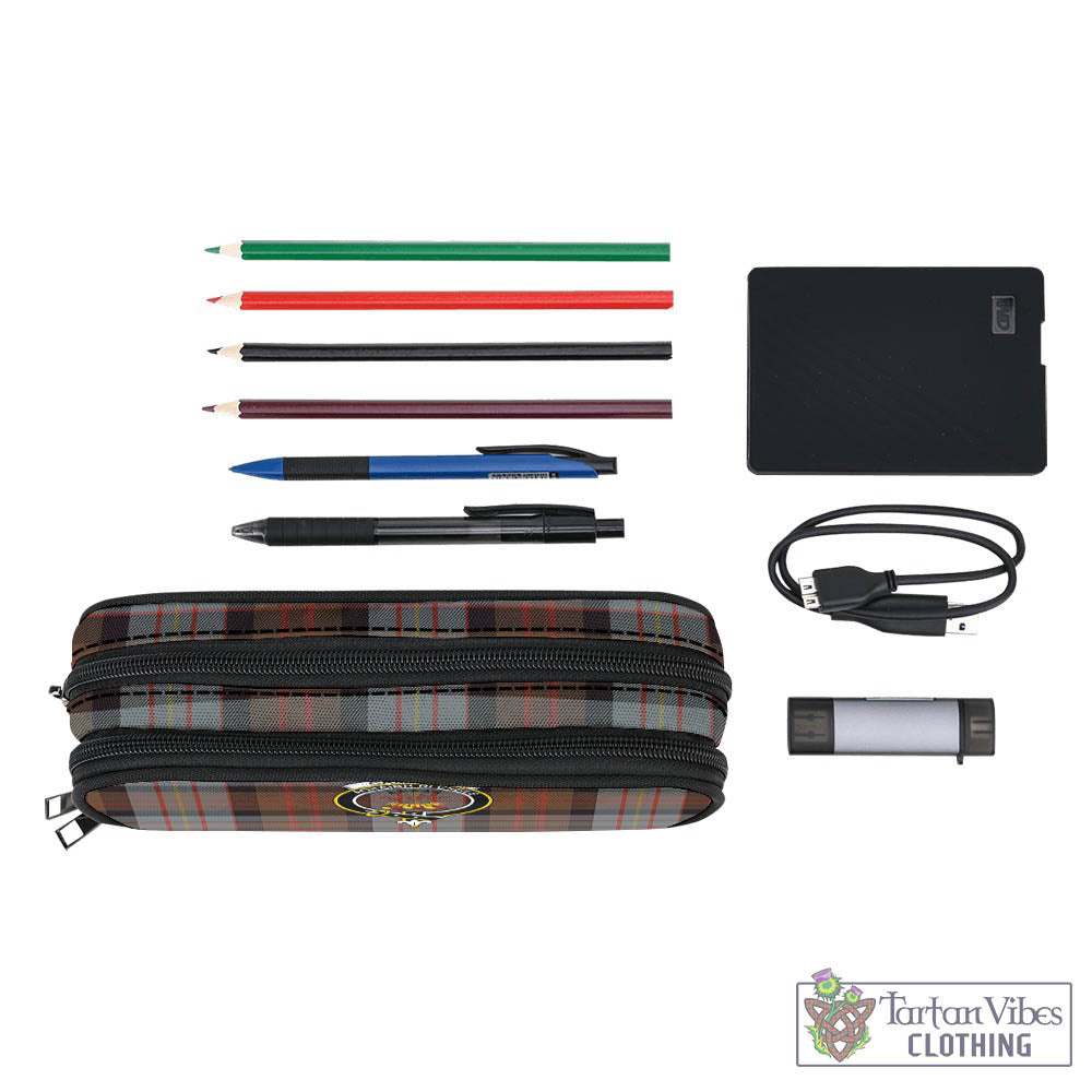 Tartan Vibes Clothing Cameron of Erracht Weathered Tartan Pen and Pencil Case with Family Crest