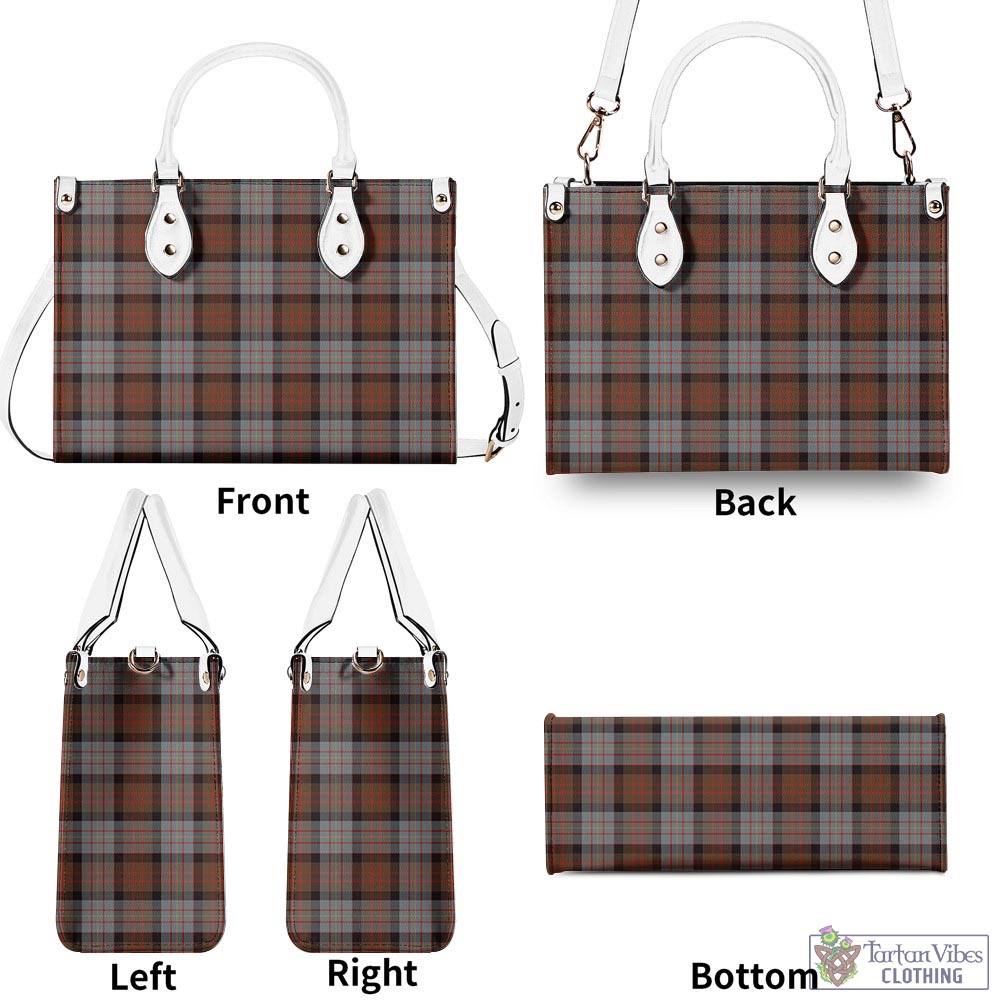 Tartan Vibes Clothing Cameron of Erracht Weathered Tartan Luxury Leather Handbags