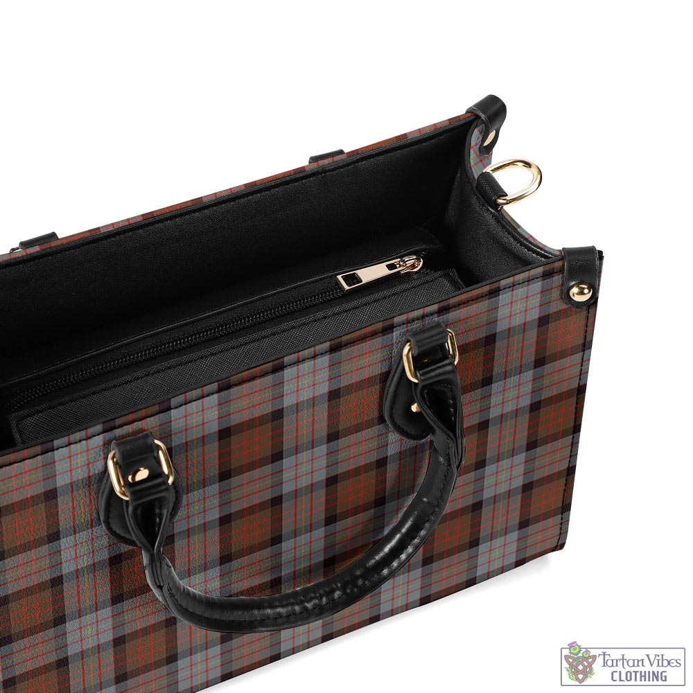 Tartan Vibes Clothing Cameron of Erracht Weathered Tartan Luxury Leather Handbags