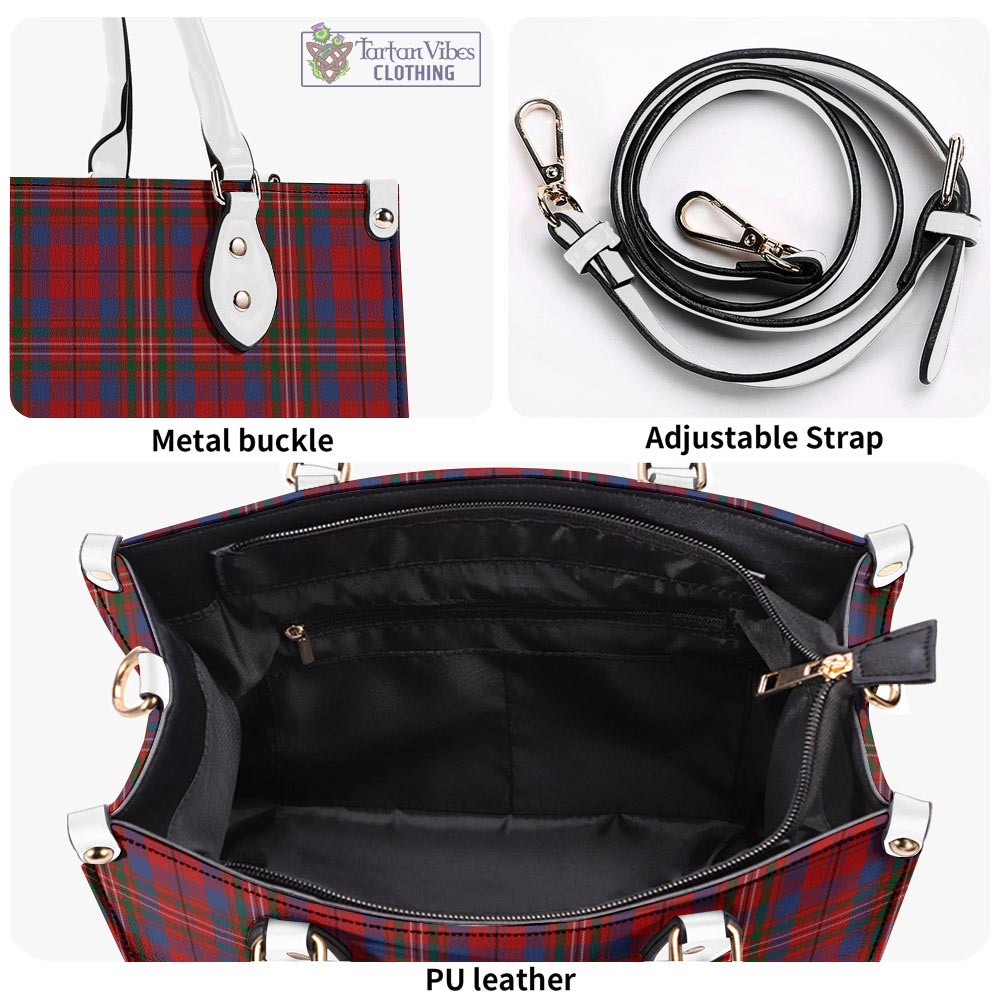 Tartan Vibes Clothing Cameron of Locheil Tartan Luxury Leather Handbags