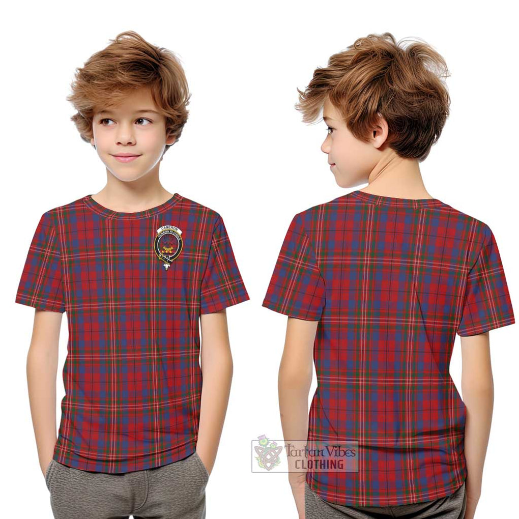 Cameron of Locheil Tartan Kid T-Shirt with Family Crest Youth XL Size14 - Tartanvibesclothing Shop