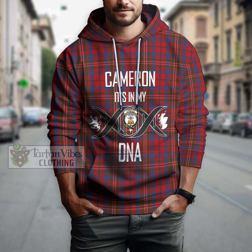 Cameron of Locheil Tartan Hoodie with Family Crest DNA In Me Style Pullover Hoodie - Tartanvibesclothing Shop