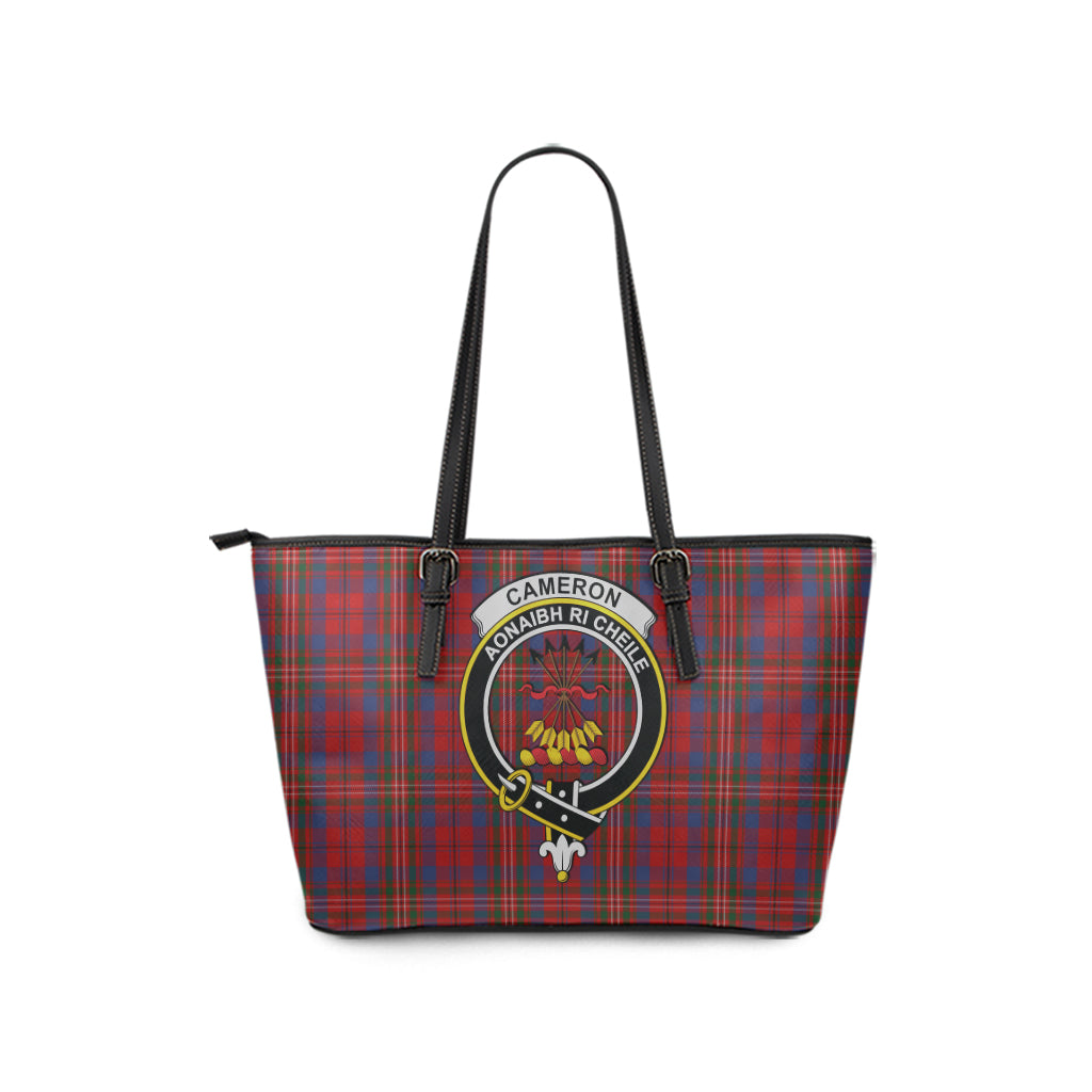 cameron-of-locheil-tartan-leather-tote-bag-with-family-crest